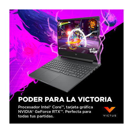 HP Victus Laptop Gaming 15.6" FHD 144Hz, Intel Core i5-13420H, 16GB RAM, 512GB SSD, NVIDIA GeForce RTX 3050 6GB, Windows 11 Home | Negro