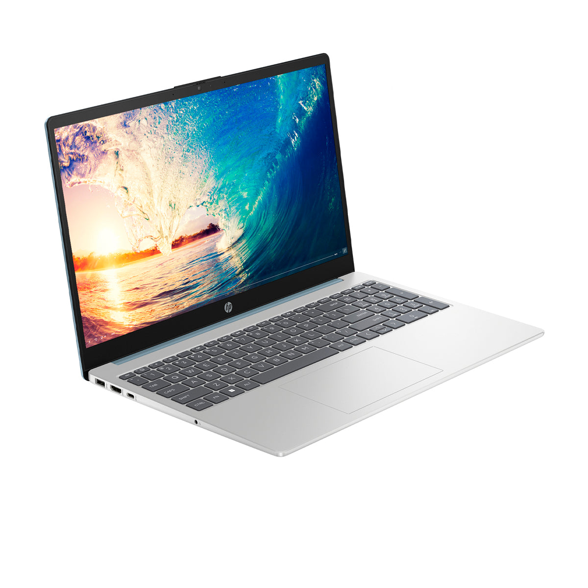 HP Laptop 15.6" FHD, AMD Ryzen 5 7520U, 8GB RAM, 512GB SSD, AMD Radeon, Windows 11 Home | Plateado Azul