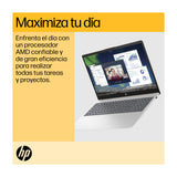 HP Laptop 15.6" FHD, AMD Ryzen 5 7520U, 16GB RAM, 1TB SSD, AMD Radeon, Windows 11 Home | Plateado Dorado