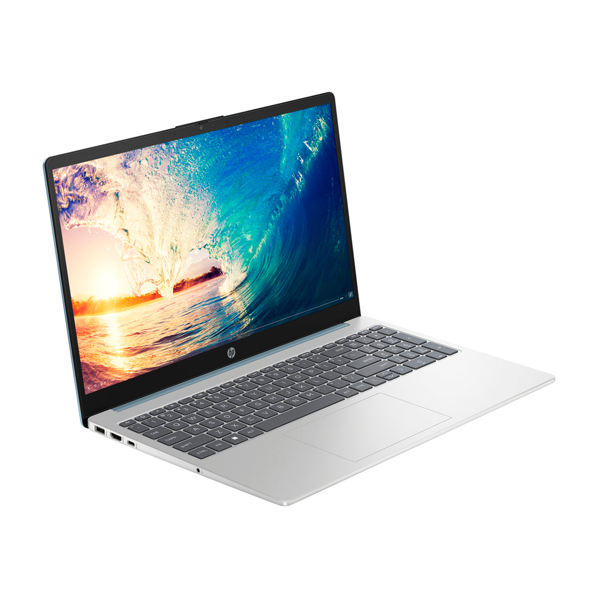 HP Laptop 15.6" FHD, AMD Ryzen 7 7730U, 16GB RAM, 512GB SSD, Windows 11 Home | Plateado Azul