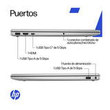 HP Laptop 15.6" FHD, AMD Ryzen 7 7730U, 8GB RAM, 512GB SSD, AMD Radeon, Windows 11 Home | Plateado