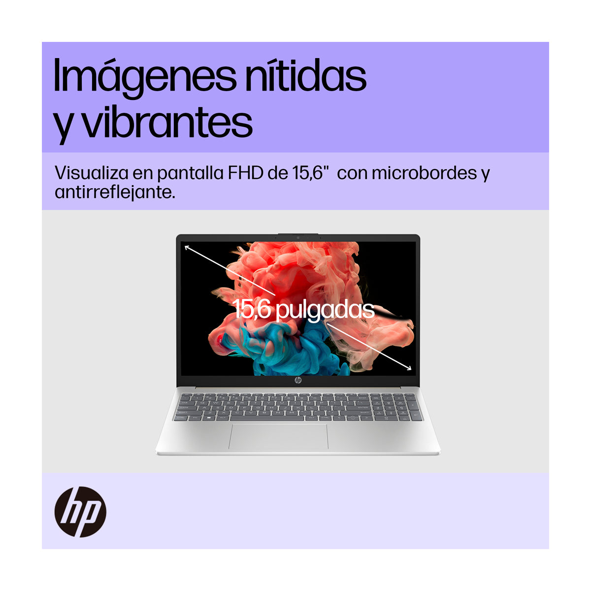HP Laptop 15.6" FHD Táctil, Intel Core i5-1334U, 16GB RAM, 512GB SSD, Intel Iris Xe, Windows 11 Home | Plateado Dorado