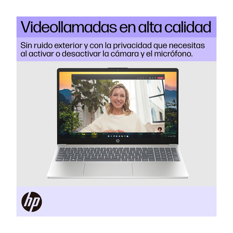 HP Laptop 15.6" FHD Táctil, Intel Core i5-1334U, 16GB RAM, 512GB SSD, Intel Iris Xe, Windows 11 Home | Plateado Dorado