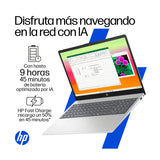 HP Laptop 15.6" FHD, Intel Core Ultra 5 225U, 8GB RAM, 512GB SSD, Windows 11 Home | Plateado