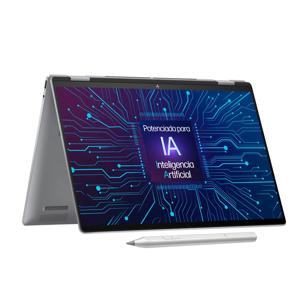 HP Envy x360 Laptop 16" 2.8K OLED Táctil, AMD Ryzen 7 8840HS, 16GB RAM, 1TB SSD, AMD Radeon, Audio Poly Studio, Windows 11 Home | Plateado