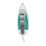 Hamilton Beach Durathon Plancha de Ropa a Vapor | 10x Mas Duradero | Auto Limpieza | Antiadherente | Verde Blanco