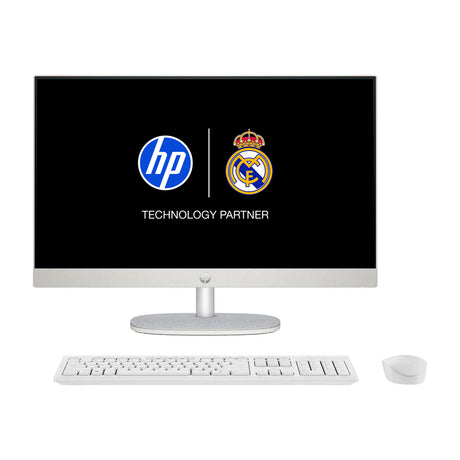 HP Computadora de Escritorio All in One de 23.8" FHD Táctil, AMD Ryzen 5 7520U, 8GB RAM, 512GB SSD, AMD Radeon, Windows 11 Home | Blanco