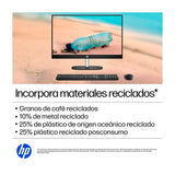 HP Computadora de Escritorio All in One de 23.8" FHD, AMD Ryzen 3 7320U, 8GB RAM, 512GB SSD, AMD Radeon, Windows 11 Home | Negro