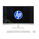 HP Computadora de Escritorio All in One de 23.8" FHD, AMD Ryzen 5 7520U, 8GB RAM, 512GB SSD, AMD Radeon, Windows 11 Home | Blanco