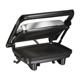 Hamilton Beach Panini Press Sandwichera Gourmet | Rejillas Antiadherentes | Plateado