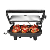 Hamilton Beach Panini Press Sandwichera Gourmet | Rejillas Antiadherentes | Plateado