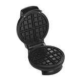 Hamilton Beach Waflera | Estilo Belga | Superficie Antiadherente | Rápido & Facil de Usar | Negro