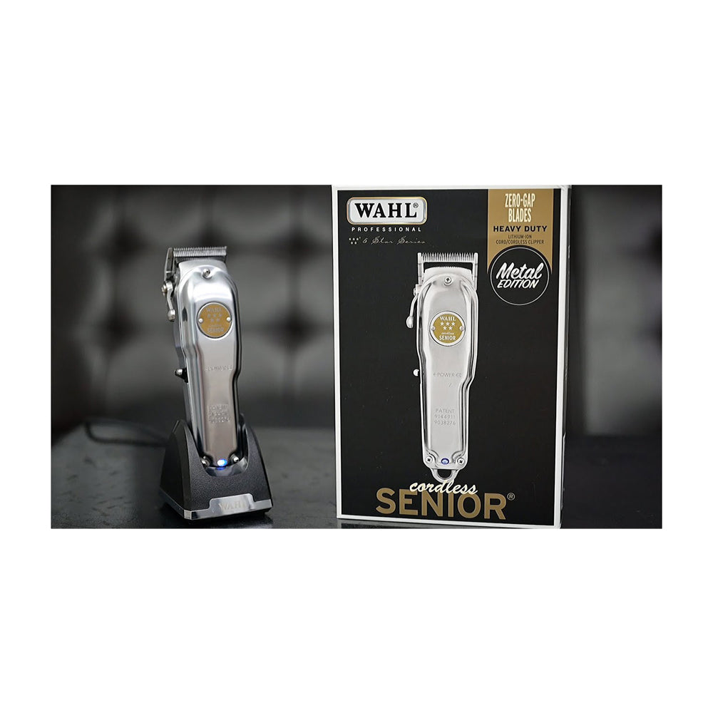 Wahl Professional Senior Cordless Cortadora Inalámbrica / Cable | Plateado