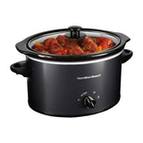 Hamilton Beach Olla de Cocción Lenta de 2.8L | Interior Extraíble | Negro