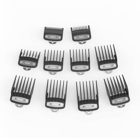 Wahl Kit de 10 Peines Guia Premium de 1.5mm a 25mm