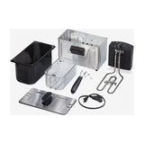 Hamilton Beach Freidora de Aceite de Inmersión | 12 Tazas de Aceite | 8 Tazas de Alimento | Profesional