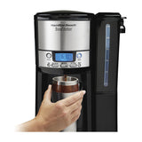 Hamilton Beach Cafetera Dispensadora de 12 Tazas | Multiprogramable | Negro