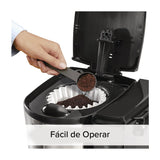 Hamilton Beach Cafetera Dispensadora de 12 Tazas | Multiprogramable | Negro