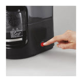 Proctor Silex Cafetera de 10 Tazas | Filtro Permanente Lavable | Interruptor Iluminado | Negro