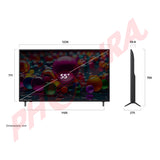 LG 55UA7500 Televisor LED Ultra HD 4K HDR10 Pro Smart de 55" | Procesador a7 Gen 8 AI | ThinQ AI | Immersive Cinema Experience