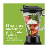 Hamilton Beach MultiBlend 3-en-1 | Wave-Action | 1.5L | 800W | Negro