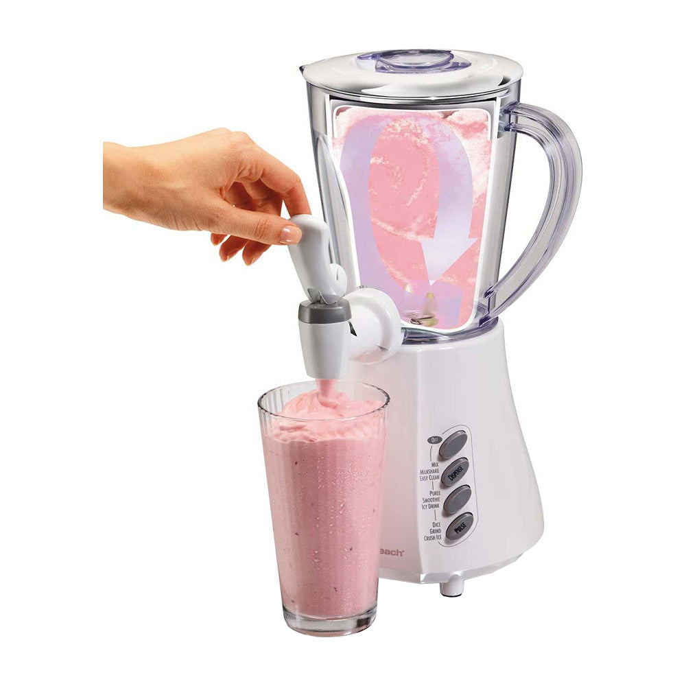 Hamilton Beach Wave Station Express Licuadora de 9 Funciones | Wave Action | 1.4L | 350W | Blanco