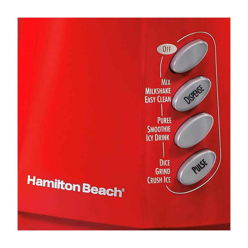 Hamilton Beach Wave Station Express Licuadora de 9 Funciones | Wave Action | 1.4L | 350W | Rojo