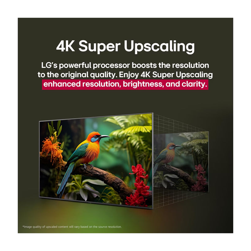 LG 65UA7500 Televisor LED Ultra HD 4K HDR10 Pro Smart de 65" | Procesador a7 Gen 8 AI | ThinQ AI | Immersive Cinema Experience