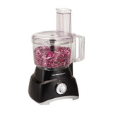 Hamilton Beach Procesador de Alimentos de 8 Tazas | 2 Velocidades | Hoja en S | 450W | Negro