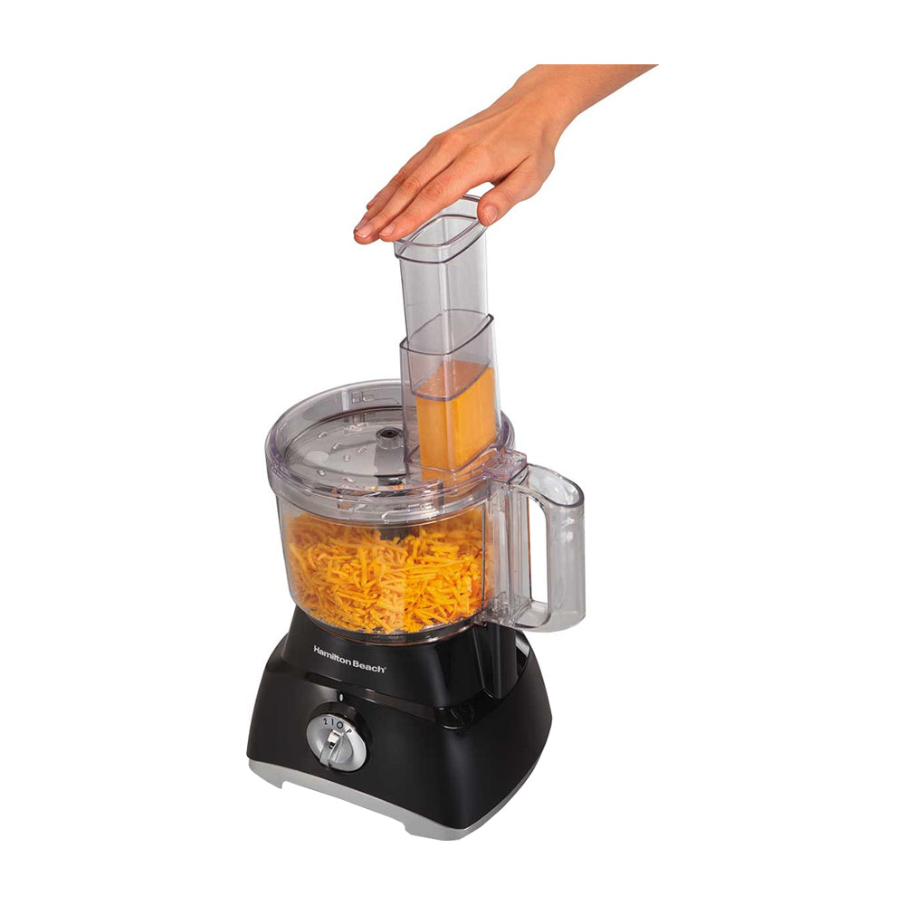 Hamilton Beach Procesador de Alimentos de 8 Tazas | 2 Velocidades | Hoja en S | 450W | Negro