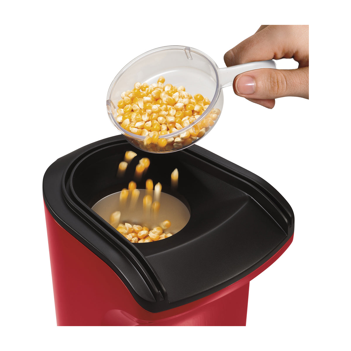 Hamilton Beach Máquina de Popcorn Hot Air | 18 Tazas  | Rojo