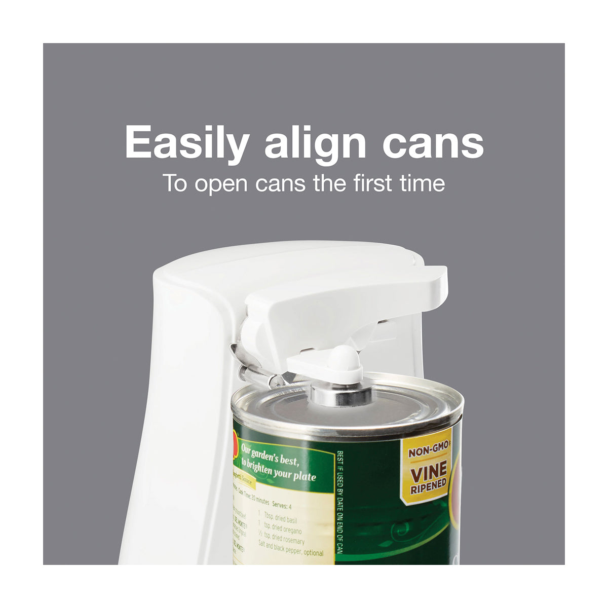 Proctor Silex Abrelatas Eléctrico | Apagado Automático | Almacenamiento de Cable | Blanco