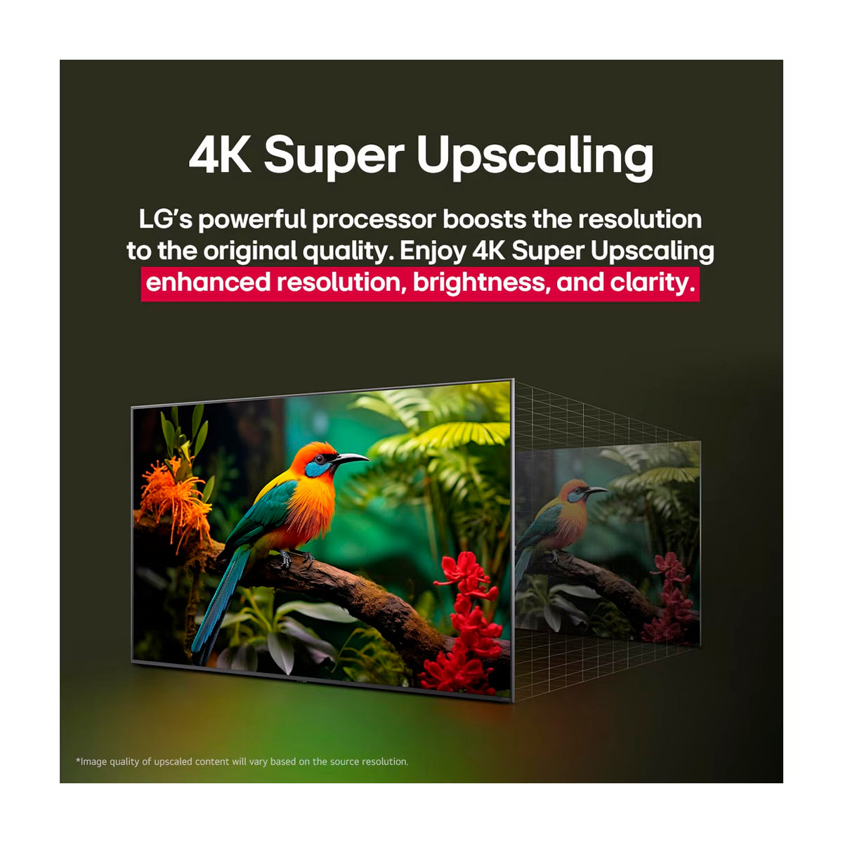 LG 75UA8000 Televisor LED Ultra HD 4K HDR10 Pro Smart de 75" | Procesador a7 Gen 8 AI | ThinQ AI | AI Sound Pro | Immersive Cinema Experience