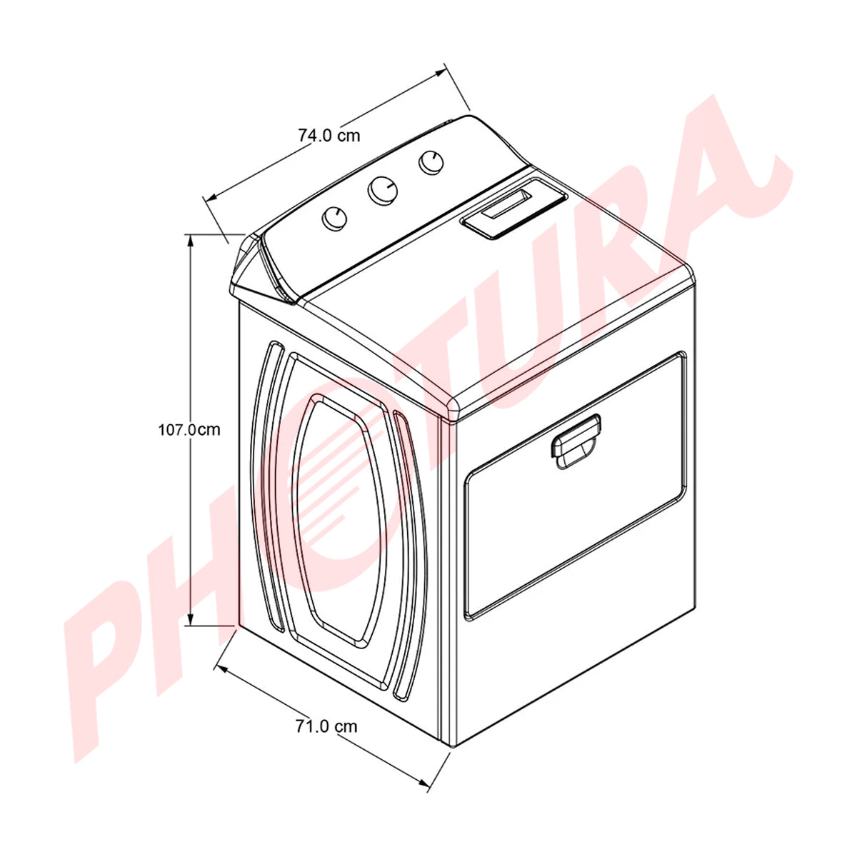 Whirlpool Secadora Eléctrica de Carga Frontal | Auto Dry | 13 Ciclos | Antiarrugas | 18kg