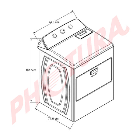 Whirlpool Secadora Eléctrica de Carga Frontal | Auto Dry | 13 Ciclos | Antiarrugas | 18kg