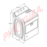 Whirlpool Secadora a Gas de Carga Frontal | Auto Dry | 13 Ciclos | Antiarrugas | 18kg