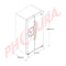 Whirlpool Refrigeradora Side By Side Xpert Energy Saver | Filtración EveryDrop | Estantes de Cristal | Dispensador de Agua y Hielo | 25p3