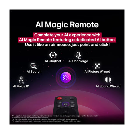 LG 86UA7500 Televisor LED Ultra HD 4K HDR10 Pro Smart de 86" | Procesador a7 Gen 8 AI | ThinQ AI | Immersive Cinema Experience
