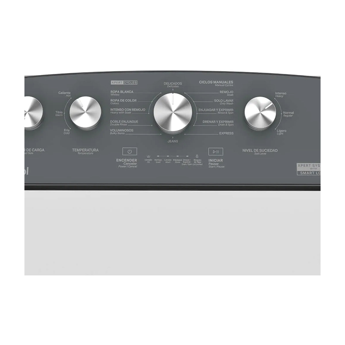 Whirlpool Lavadora Automática de Carga Superior | Xpert System | Smart Load | Agitador Double Action | 22kg