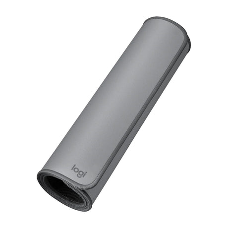 Logitech Desk Mat Alfombrilla para Escritorio | Antideslizante | Resistente a Salpicaduras | Gris