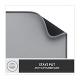 Logitech Desk Mat Alfombrilla para Escritorio | Antideslizante | Resistente a Salpicaduras | Gris