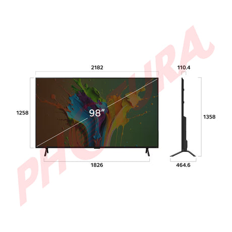 LG 98QNED89 Televisor QNED Ultra HD 4K HDR10 Pro Smart de 98" | Procesador a8 AI | Quantum Dot NanoCell | AMD FreeSync Premium | Precision Dimming
