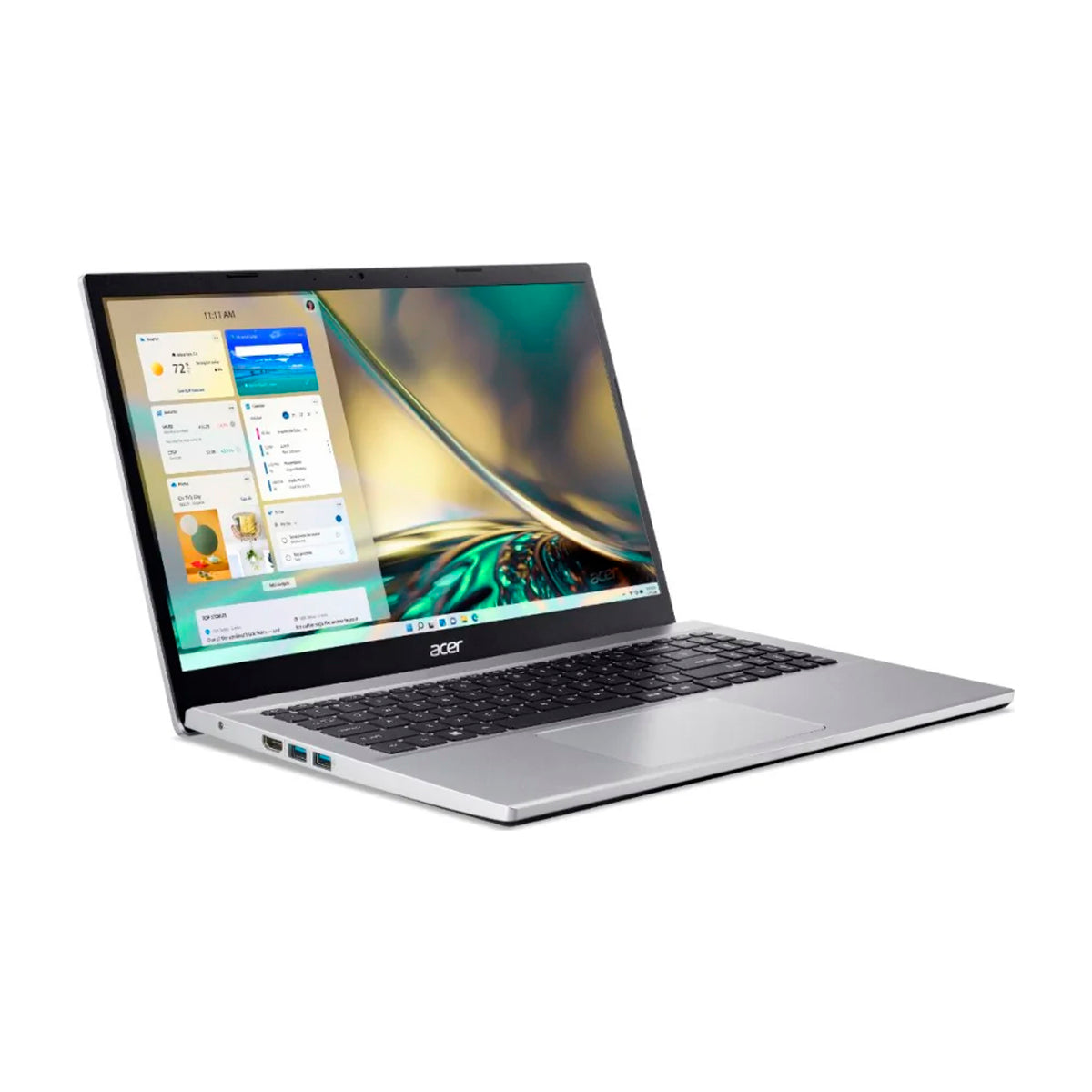 Acer Aspire 3 Laptop 15.6" FHD, Intel Core i5-1235U, 8GB RAM, 512GB SSD, Intel Iris Xe, Windows 11 Home | Plateado