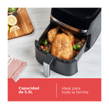 Black & Decker Freidora de Aire Digital | 5.5L | 9 Funciones | Control de Temperatura | Antiadherente | Negro