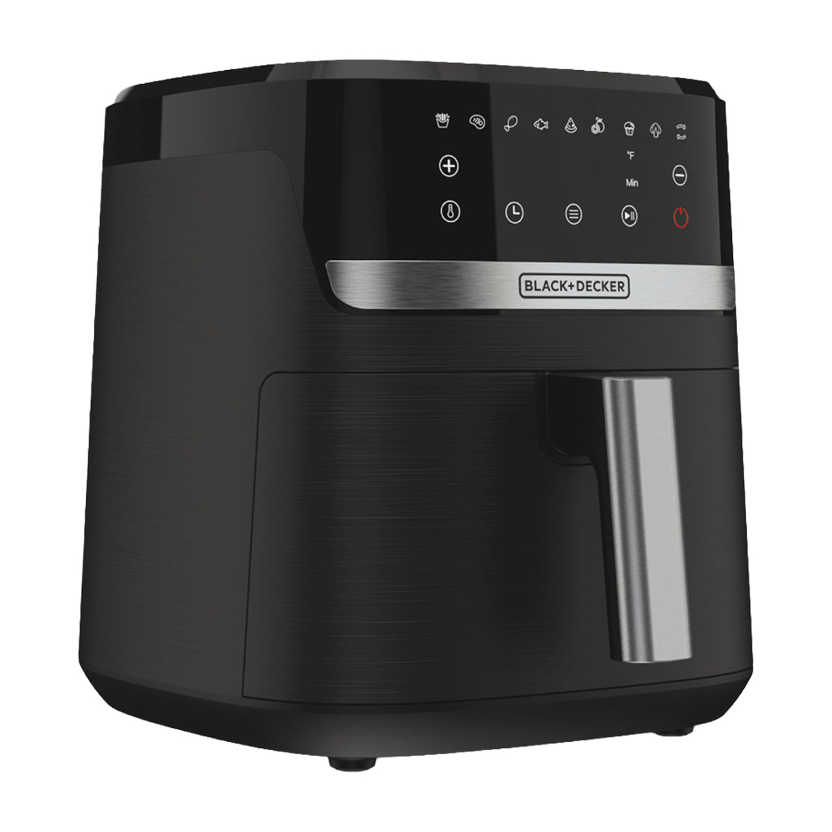 Black & Decker Freidora de Aire Digital | 5.5L | 9 Funciones | Control de Temperatura | Antiadherente | Negro