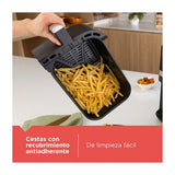Black & Decker Purifry Freidora de Aire Digital | 9L | 9 Funciones | 2 Canastas | Antiadherente | Negro