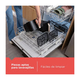 Black & Decker Purifry Freidora de Aire Digital | 9L | 9 Funciones | 2 Canastas | Antiadherente | Negro