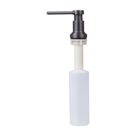 DRIJA Amalfi 84 Fregador Moderno de Acero Inoxidable | Sistema Anti Reboso | Enjuagador de Vasos | Dispensador de Jabón