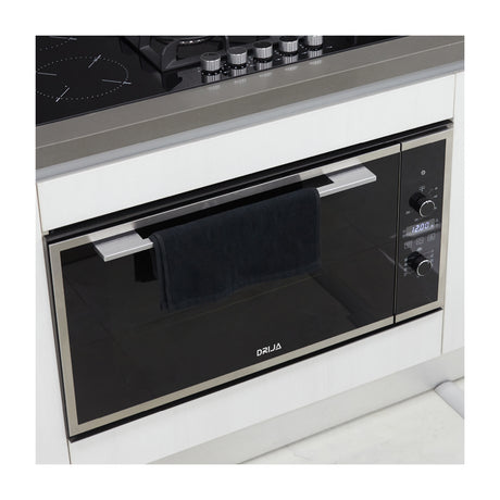 DRIJA América 90 Air Eléctrico Digital Horno Multifuncional Empotrable Eléctrico | Puerta de Triple Vidrio | 270°C