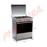 Sankey Estufa a Gas de Acero Inoxidable | Enc. Eléctrico | 30" | 5 Quemadores